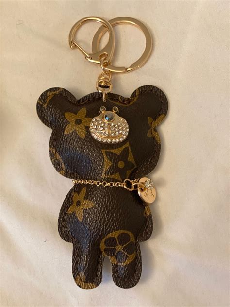 lv keychain bear|louis vuitton keychain.